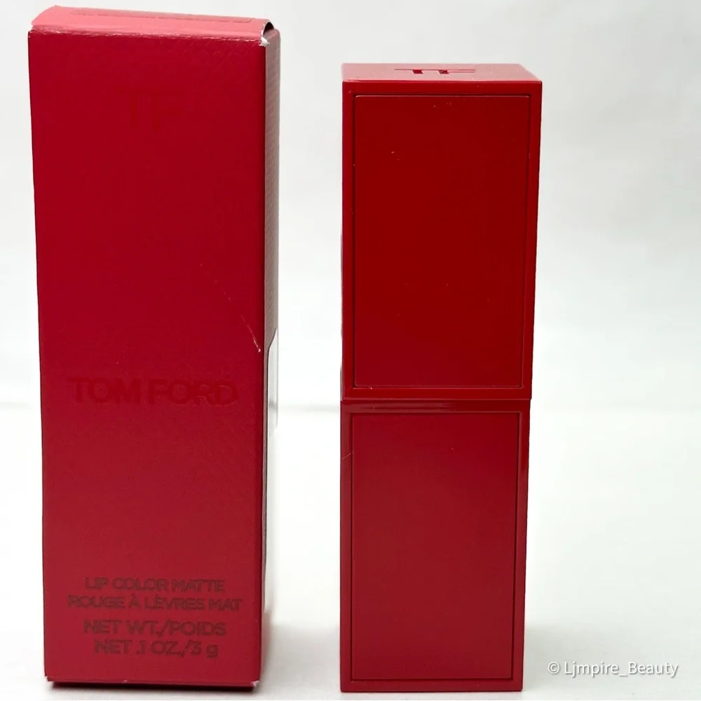 🆕 TOM FORD Love Collection Lip Color Matte Scarlet Rouge Lipstick NIB